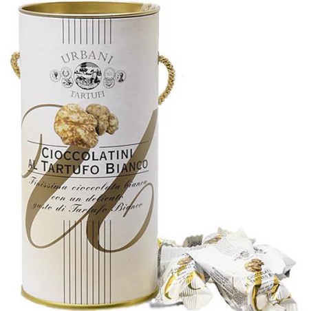 bonbons de chocolat à la truffe blanche