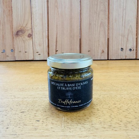 spécialité à base d'olives et de truffes d'été