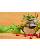 Huiles, vinaigres et condiments